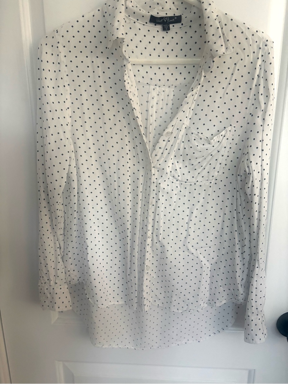 Polka dot Button down shirt